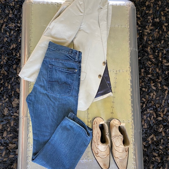 7 for All Mankind Aiden Jeans 31x30 - Picture 2 of 6